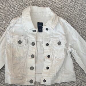 BabyGap White Jean Jacket for Kids